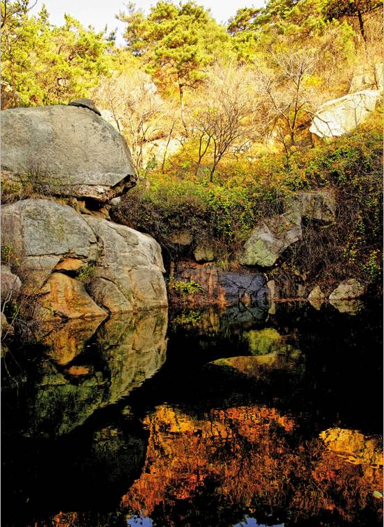 秋高气爽正当时,蓬莱艾山景区