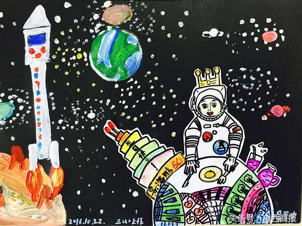 看看全国小朋友送给太空景海鹏老乡的生日“礼物”