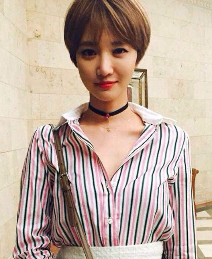 韩国高俊熙短发发型图片,韩国短发女神高俊熙