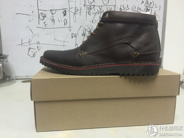 clarks男靴38码,clarks棕褐色马丁靴男