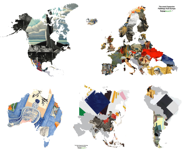 最简单的世界名画拼贴,世界名画的拼贴