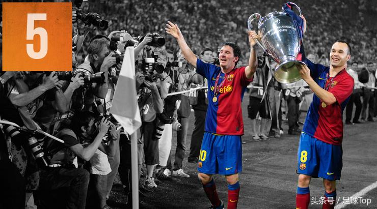 足球大盘点巴萨最强阵容,足坛最伟大的100个进球