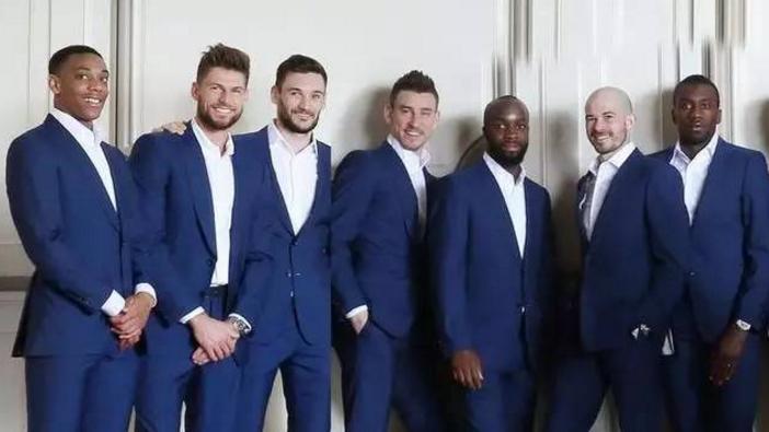 法国足球队西装品牌,欧洲足球男西装