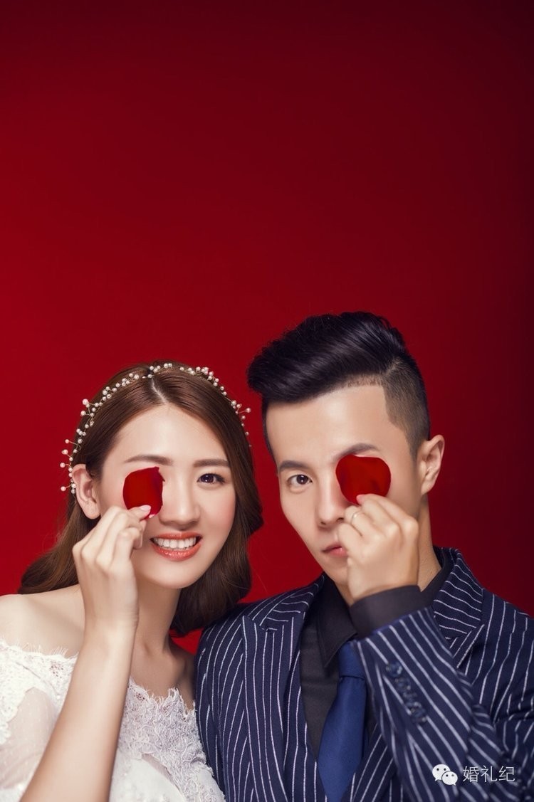 晒老公啦!老公发型对了婚纱照也能拍成韩剧海报哟