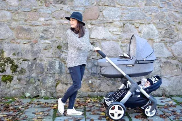 明星宝宝用什么推车,种草奶爸推车