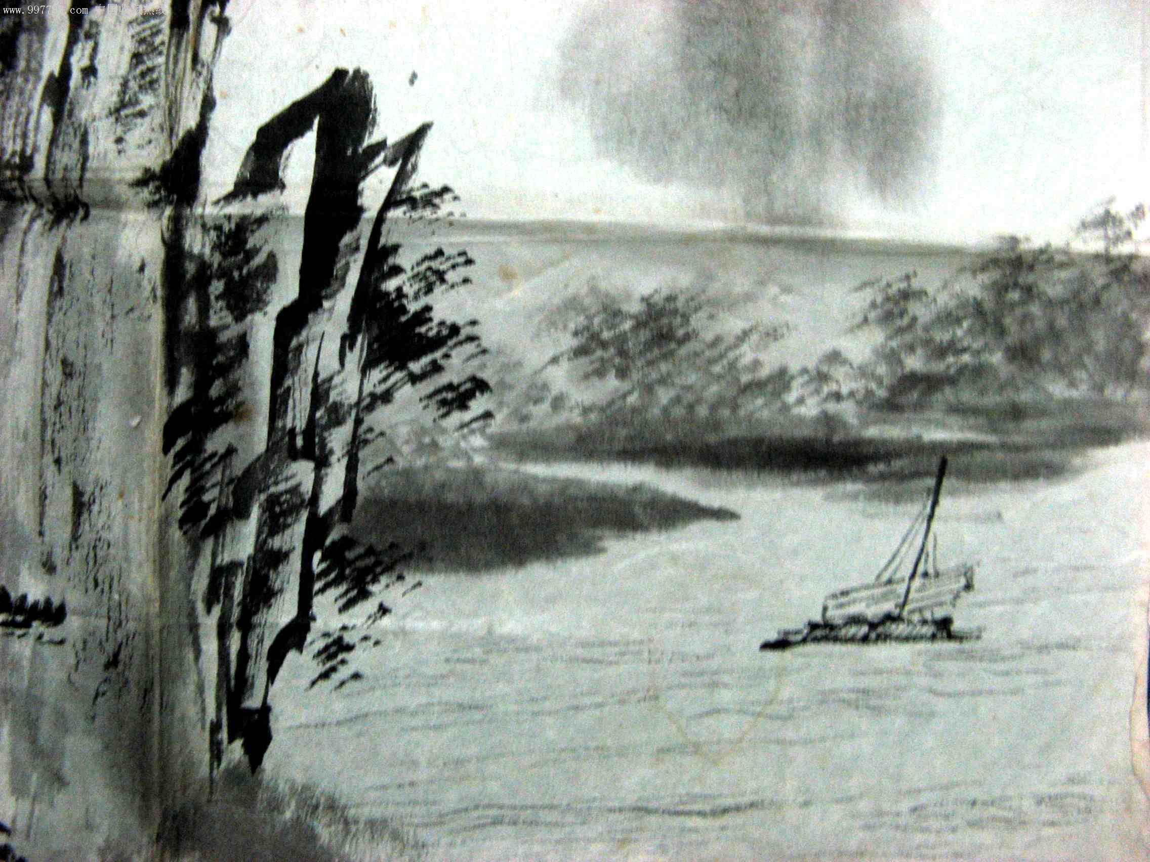 水墨山水画欣赏大全,水墨山水画欣赏贾又福