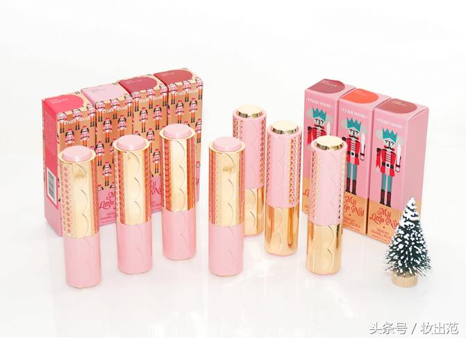 爱丽小屋口红圣诞联名,爱丽小屋新款润唇膏