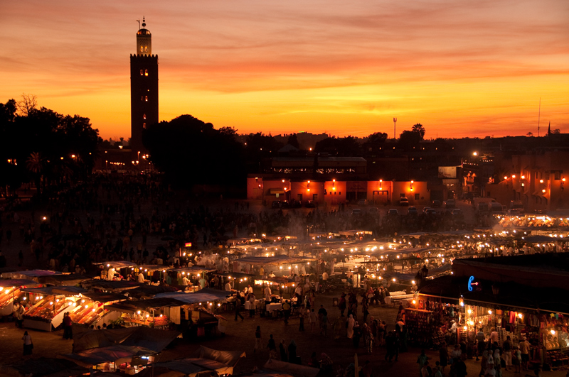 送你一份眼花缭乱的摩洛哥皇都拼盘