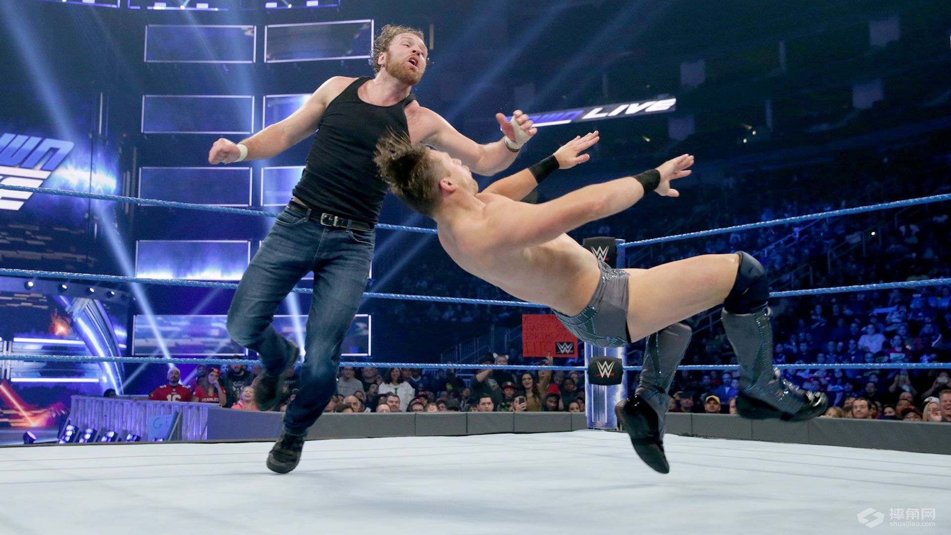 WWE驸马爷风云决战RVD！凯恩抛摔毕雪夫获全场欢呼！