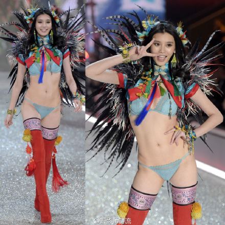 没看现场不要紧！用海量美图告诉你今年维密秀长腿美胸都这样玩