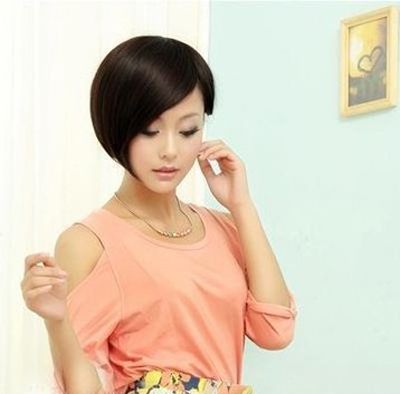 女生短发直发发型图片,9款帅气的女生短发直发发型