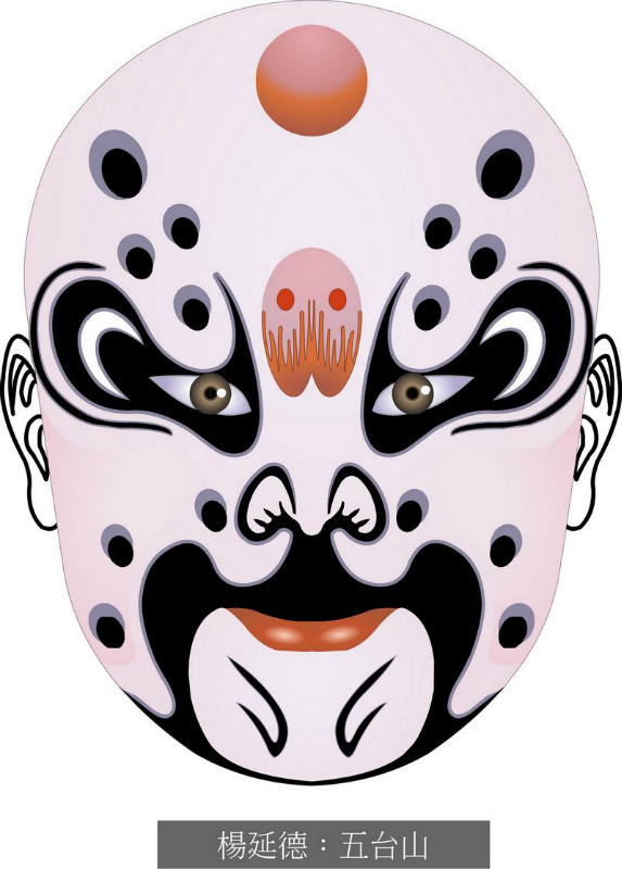 国粹脸谱重组画,国粹创意经典脸谱