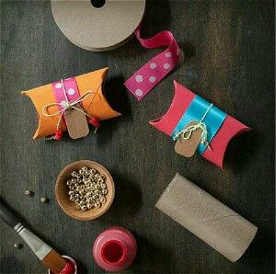 纸卷芯可以做什么礼物,卷筒纸芯盒子创意手工做法
