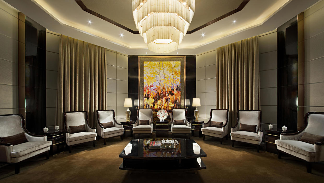 DHA室内设计作品分享:长春益田喜来登别墅会所