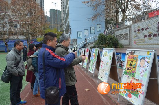 湖滨小学迎接深圳福田足协、新余市五一路小学领导及老师来访
