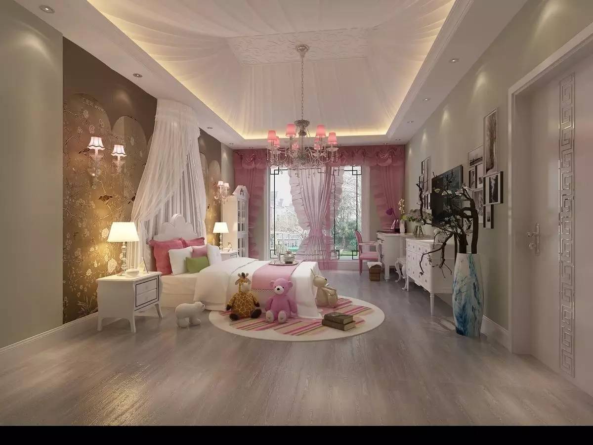 王文泉简欧别墅样板间室内设计,王文泉别墅设计