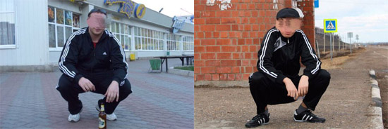 原来后苏联时代这也是时尚：穿阿迪做俄罗斯蹲