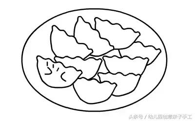 灯笼和鞭炮的简笔画图片大全,简笔画鞭炮春联和灯笼