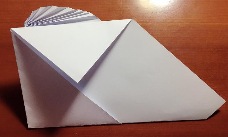 叶子情书信封折纸教程,折纸情书的方法图解