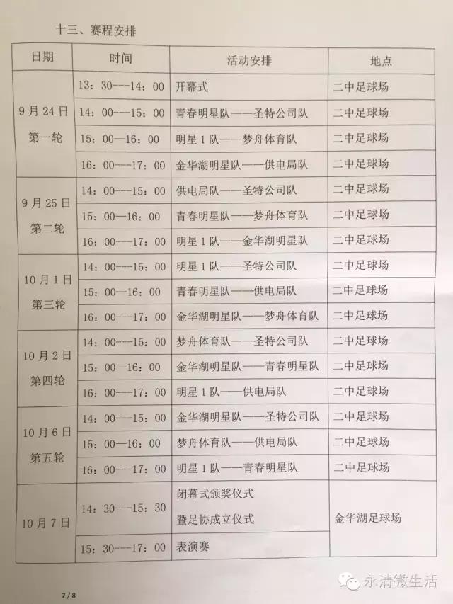 永清足球比赛,永清赛事