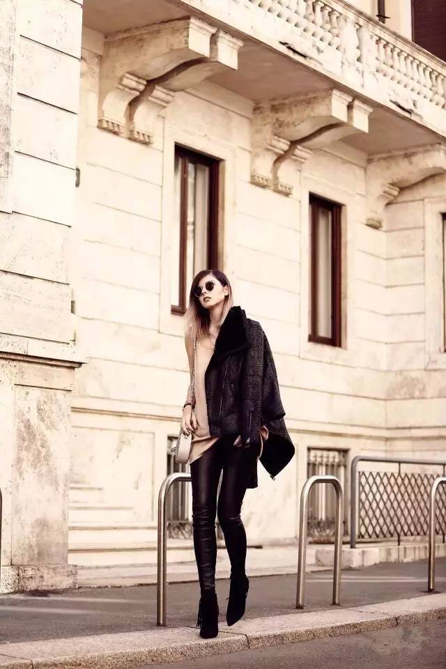 冬天米色短靴子搭配大全,冬天什么短靴好看又百搭