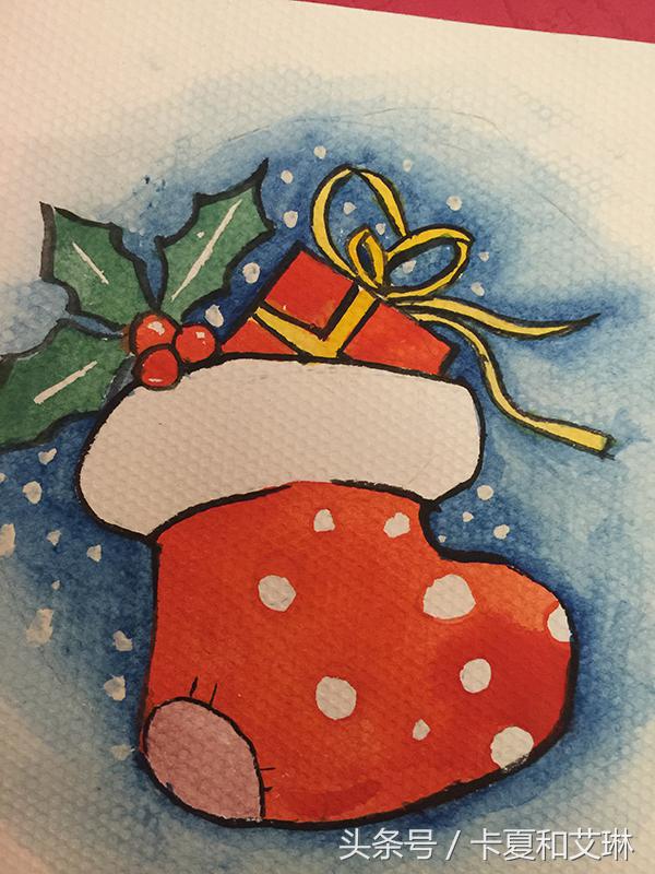 圣诞节简单手工做贺卡送给妈妈,圣诞贺卡手工制作简单易学