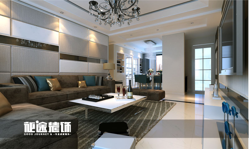 合肥和昌都汇华府现代前卫风格案例鉴赏这颜色搭配运用的绝了