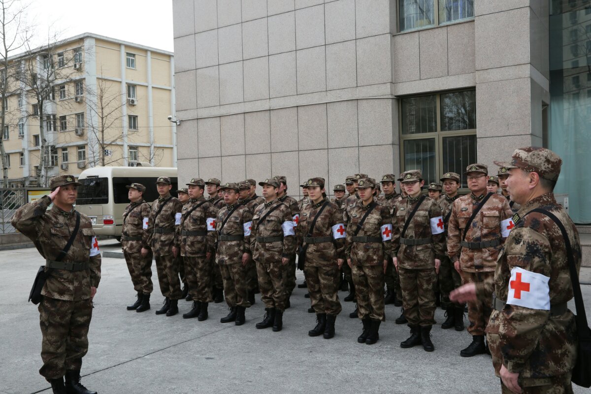 解放军306医院除夕之夜倒计时与正计时