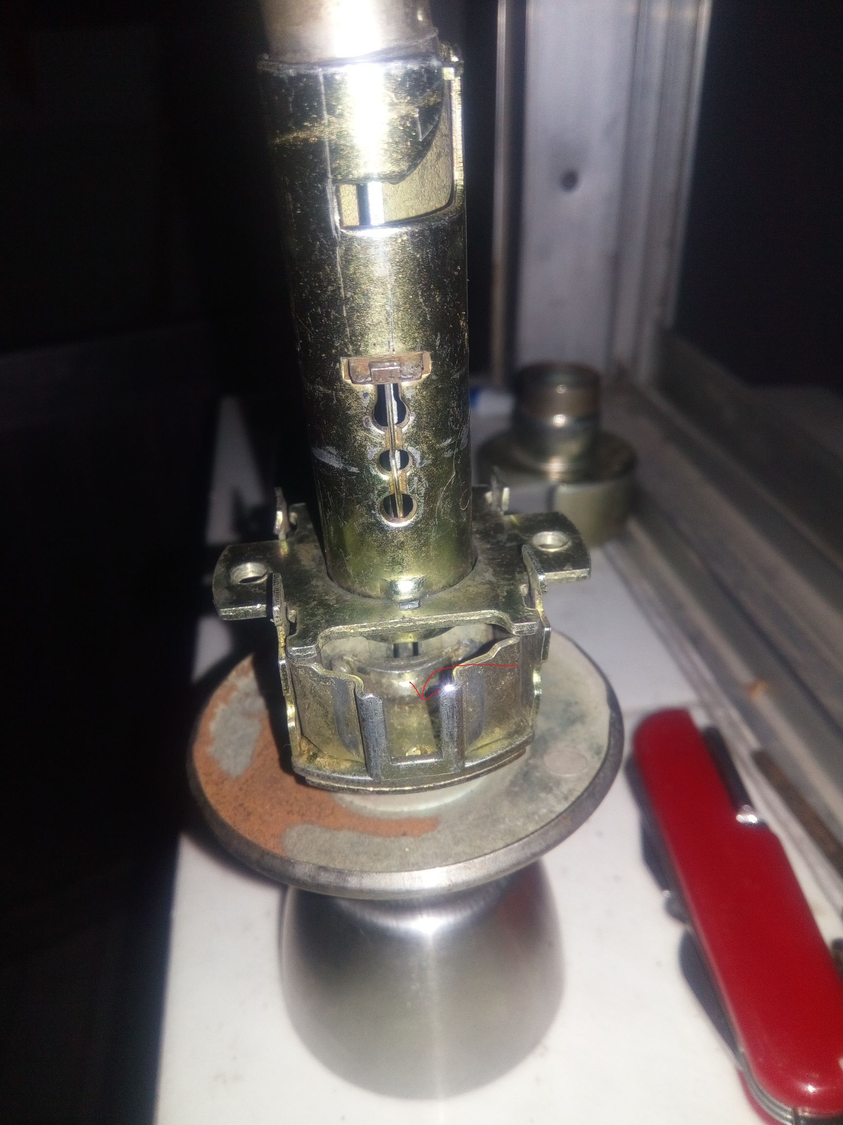 门把锁的组装,室内门圆把锁安装