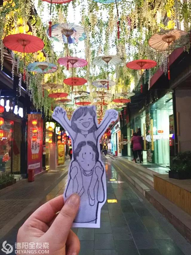 网上这对很拉风的情侣竟然来德阳了，他们拍的照片是这样的！