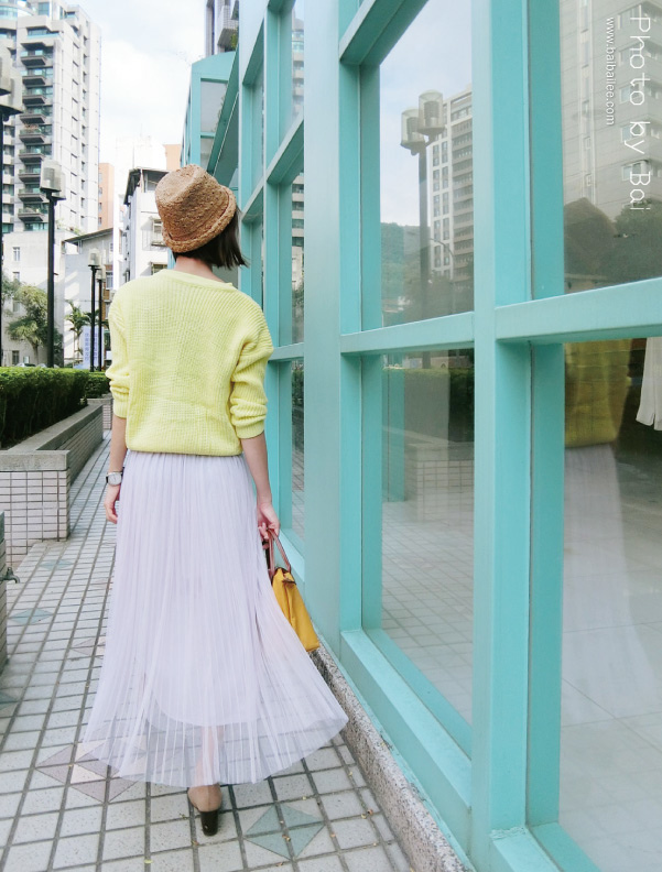 秋冬粉纱裙穿搭,穿搭春天的裙子