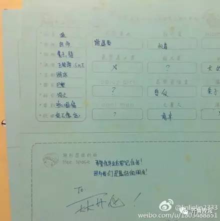 「992｜轻松」有一种尴尬叫“同学录”里的留言！看完醉了~