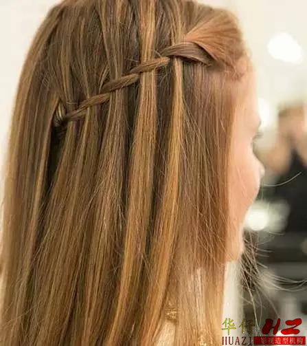 瀑布编发详细教程,瀑布的编发教程图解