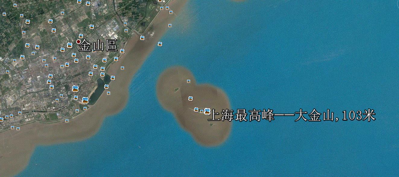 上海大金山主峰,上海第一高山峰