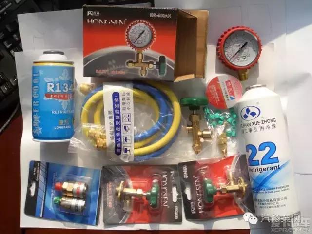 r410a定频空调加氟方法视频教程,汽车空调加氟教程全过程