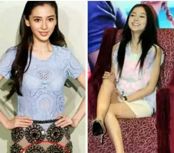 杨颖的这个纹身黄晓明如果知道了还会不会娶她