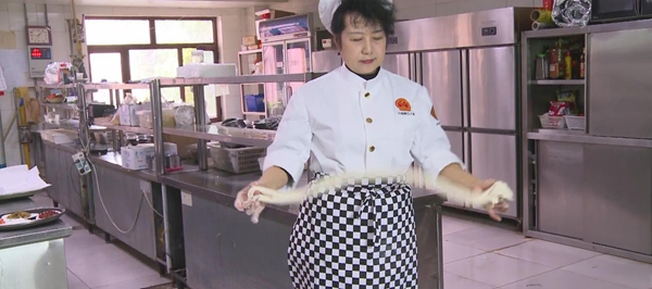 天津非遗津沽龙须面,津沽雪花龙须面