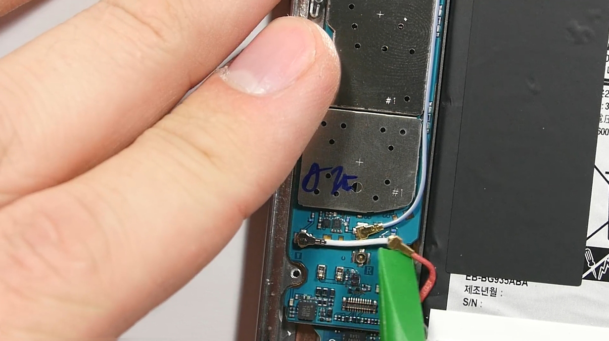 三星s7edge拆机修电源键,三星s7edge拆机视频