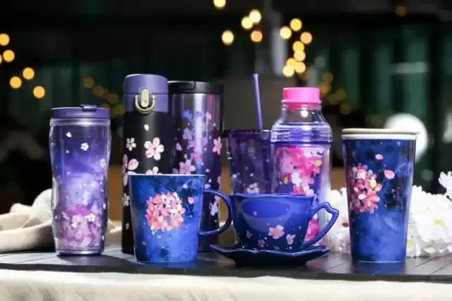 星巴克樱花杯直播间,星巴克限定樱花咖啡饮品