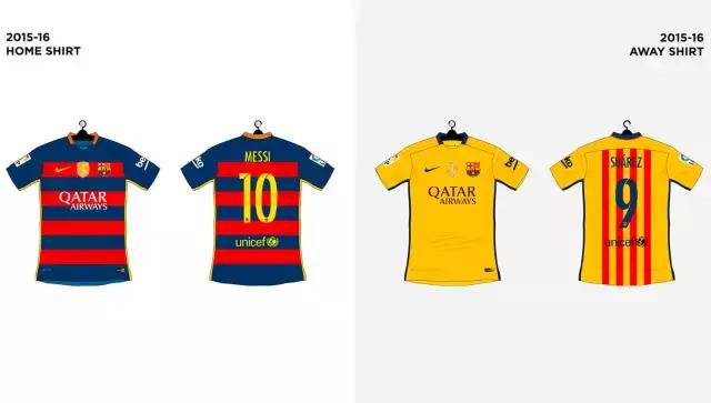 巴萨1617赛季球衣耐克,fcb与nike联名球衣