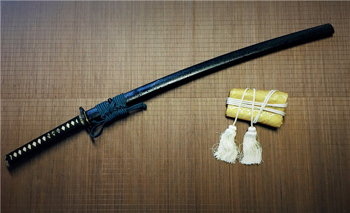 日本刀鉴赏松柏梧桐侟美浓系打刀古法研磨