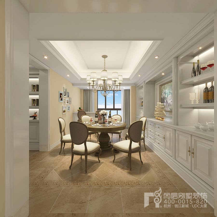 保利轻奢风180平跃层装修效果图,保利115平复式楼装修风格