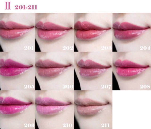 纪梵希高定香榭粉丝绒唇膏18试色,纪梵希小羊皮口红试色大全集