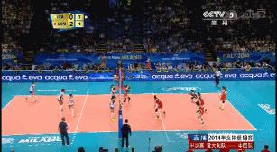 女排讲解,美国女排战术特点