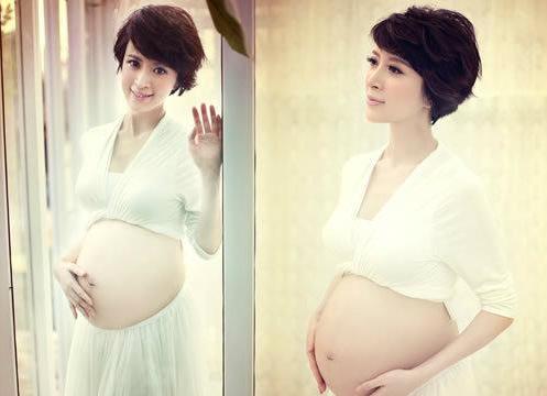女星孕照差距大,女星的孕照