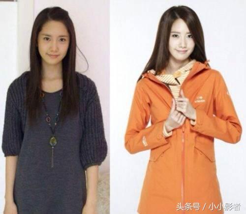 中韩女星同框对比高圆圆,女星素颜大比拼