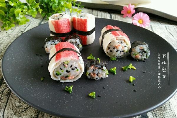 九种花样寿司的做法,花式寿司100种做法大全