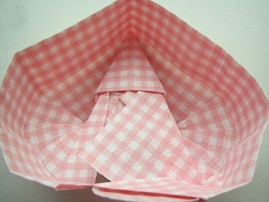 组合心形礼品盒折纸图解教程,心形折纸收纳盒教程简单