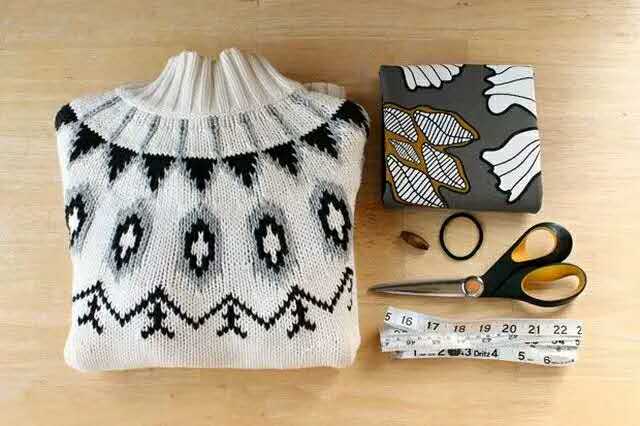 旧毛衣怎么废物利用不缝针,旧毛衣拆了怎么废物利用