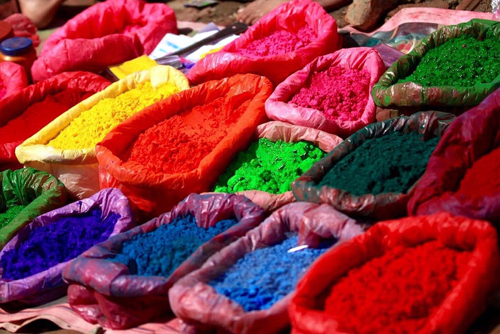 尼泊尔洒红节掠影,尼泊尔洒红节旅游